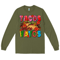 Army Green tacos before vatos olivia Long Sleeve Tee - OliviaCreatesArt