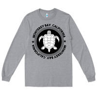 Heather Grey Diving at Monterey Bay, California Long Sleeve Tee - trangStudio