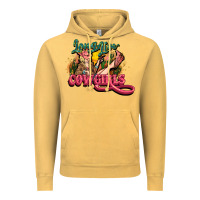 Vintage Mustard Long life Cowgirls Vintage Hoodie - HowdyJamesFarm