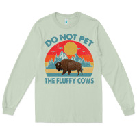 Matcha Do Not Pet The Fluffy Cows Vintage Long Sleeve Tee - trangStudio