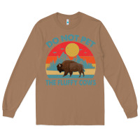 Do Not Pet The Fluffy Cows Vintage Long Sleeve Tee | Teevron