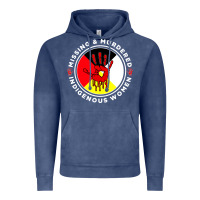 Vintage Denim MMIW Missing & Murdered Indigenous Women Medicine wheel mmiw Vintage Hoodie - trangStudio