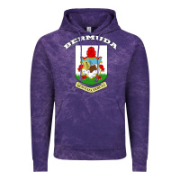 Cloud Purple Bermuda Coat of Arms Souvenir Gift Flag Bermudian Vintage Hoodie - trangStudio