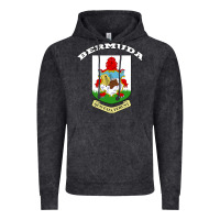Vintage Black Bermuda Coat of Arms Souvenir Gift Flag Bermudian Vintage Hoodie - trangStudio