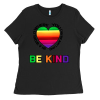 Black In A World Where You Can Be Anything Be Kind Ladies Tee - Bettercallsaul