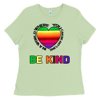 Matcha In A World Where You Can Be Anything Be Kind Ladies Tee - Bettercallsaul
