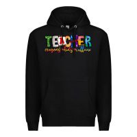 Black Teacher Cryons Kids Caffeine Premium Hoodie - CowhideDigitalArt