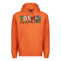 Carrot Teacher Cryons Kids Caffeine Premium Hoodie - CowhideDigitalArt