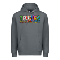 Rock Teacher Cryons Kids Caffeine Premium Hoodie - CowhideDigitalArt