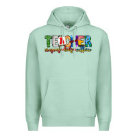 Seafoam Teacher Cryons Kids Caffeine Premium Hoodie - CowhideDigitalArt