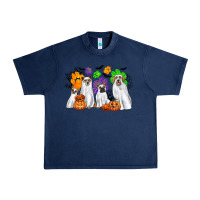 Navy ghost dogs Urban Heavy Tee - CowGirlArtShop