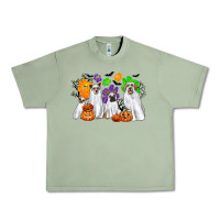 Oil Green ghost dogs Urban Heavy Tee - CowGirlArtShop