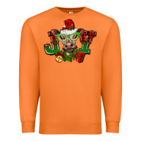 Carrot christmas joy cow Premium Sweatshirt - BarkalooDesign