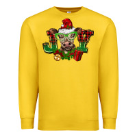 Lemon christmas joy cow Premium Sweatshirt - BarkalooDesign