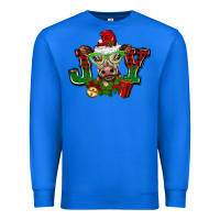 True Royal christmas joy cow Premium Sweatshirt - BarkalooDesign