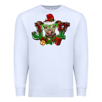 White christmas joy cow Premium Sweatshirt - BarkalooDesign
