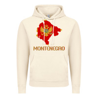 Vintage Artic Montenegrin Flag  Montenegro Vintage Hoodie - trangStudio