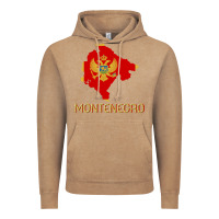 Vintage Coffee Montenegrin Flag  Montenegro Vintage Hoodie - trangStudio
