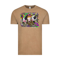 Vintage Coffee mardi gras heifers Vintage Tee - CowGirlArtShop