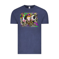 Vintage Denim mardi gras heifers Vintage Tee - CowGirlArtShop