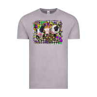 Vintage Zinc mardi gras heifers Vintage Tee - CowGirlArtShop