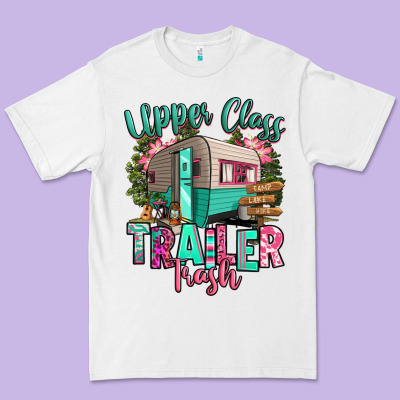 Upper Class Trailer Trash Premium Tee Designed By Ranaportraitstore