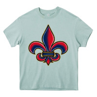 Louisiana Fleur De Lis Heavy Core Tee | Teevron