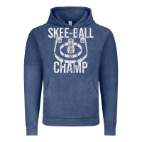 Vintage Denim Distressed Skeeball - Skee-ball Champ - Traveling Carnival Vintage Hoodie - trangStudio