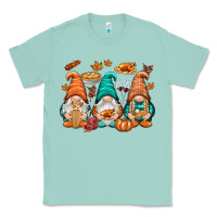 Seafoam Thanksgiving gnomes Classic Tee - NancyCooperArtShop