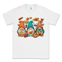 White Thanksgiving gnomes Classic Tee - NancyCooperArtShop