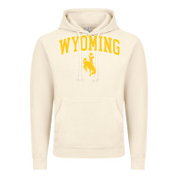 Vintage Artic Kids Wyoming Cowboys Apparel Fan Favorite Brown Arch Vintage Hoodie - trangStudio