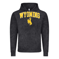 Vintage Black Kids Wyoming Cowboys Apparel Fan Favorite Brown Arch Vintage Hoodie - trangStudio