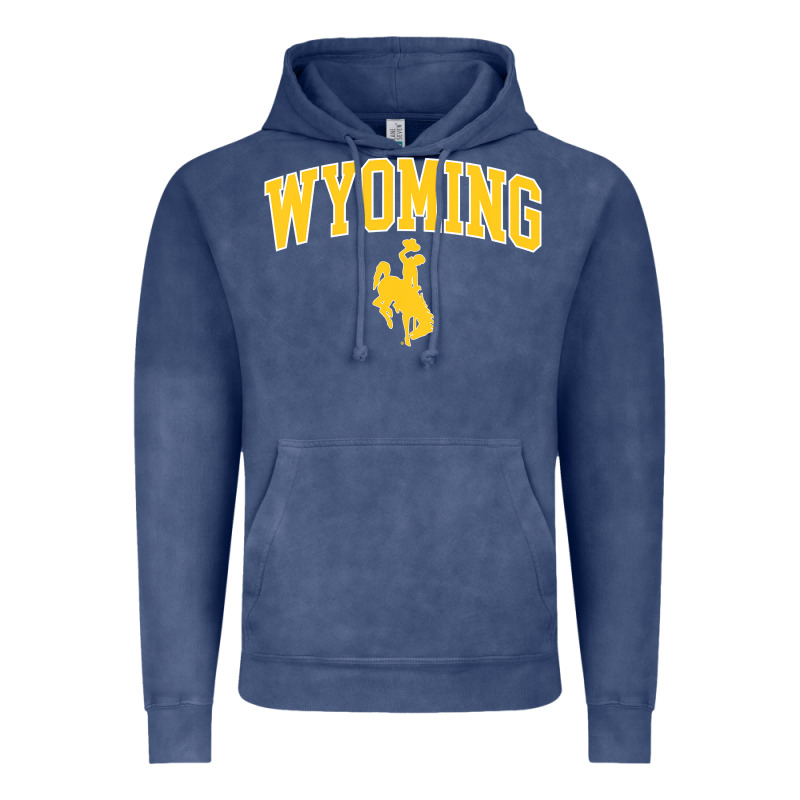Kids Wyoming Cowboys Apparel Fan Favorite Brown Arch Vintage Hoodie by trangStudio | Teevron