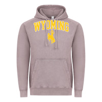Vintage Zinc Kids Wyoming Cowboys Apparel Fan Favorite Brown Arch Vintage Hoodie - trangStudio