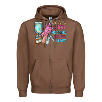 Chestnut nursing student tears Zipper Hoodie - RacoonDesign