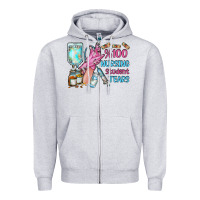 Heather Grey nursing student tears Zipper Hoodie - RacoonDesign