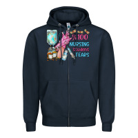Navy nursing student tears Zipper Hoodie - RacoonDesign