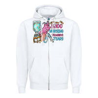 White nursing student tears Zipper Hoodie - RacoonDesign