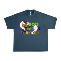 Midnight Navy say boo and scary on Urban Heavy Tee - CowGirlArtShop