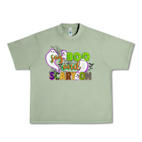 Oil Green say boo and scary on Urban Heavy Tee - CowGirlArtShop