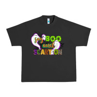 Pigment Black say boo and scary on Urban Heavy Tee - CowGirlArtShop
