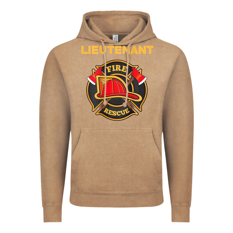 Fire Rescue Lieutenant Department  For Firefighters Vintage Hoodie by trangStudio | Teevron