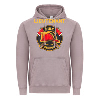 Vintage Zinc fire rescue lieutenant department  for firefighters Vintage Hoodie - trangStudio