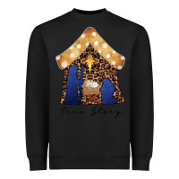 Black True Story Black Heavyweight Sweatshirt - CowhideDigitalArt