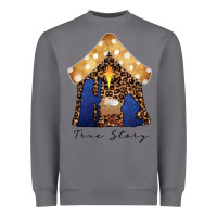 Storm True Story Black Heavyweight Sweatshirt - CowhideDigitalArt