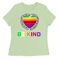Matcha In A World Where You Can Be Anything Be Kind Shirt Ladies Tee - Bettercallsaul