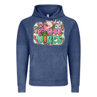Vintage Denim Easter vibes Easter Day Vintage Hoodie - HowdyJamesFarm