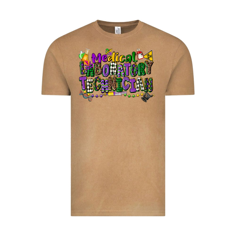 Medical Laboratory Technician Mardi Gras Vintage Tee by CowGirlArtShop | Teevron