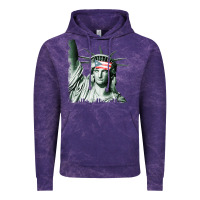 Cloud Purple Puerto Rico Resiste Statue of Liberty Puerto Rican Flag Vintage Hoodie - trangStudio