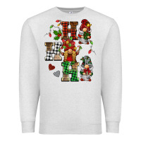 Oatmeal Heather christmas ho ho ho gnomes Premium Sweatshirt - BarkalooDesign